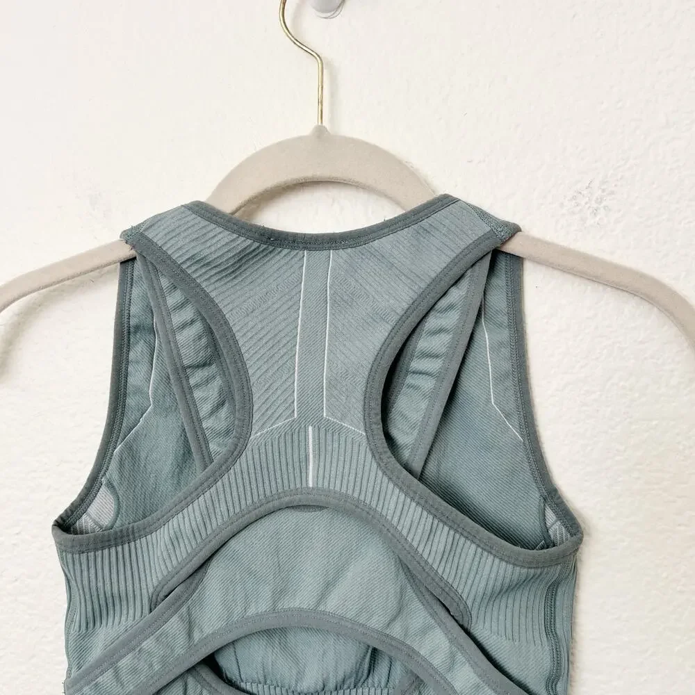 [AYBL] Teal Seamless Reflex Sports Bra & Legging Matching Set Size Small S